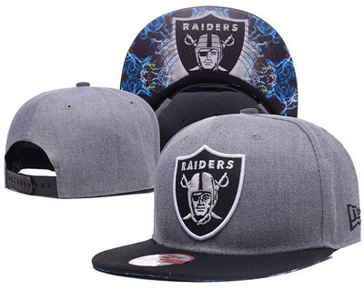 NFL Oakland Raiders Team Logo Snapback Adjustable Hat 11