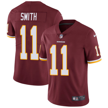 Youth Nike Washington Redskins #11 Alex Smith Burgundy Red Team Color Stitched NFL Vapor Untouchable Limited Jersey