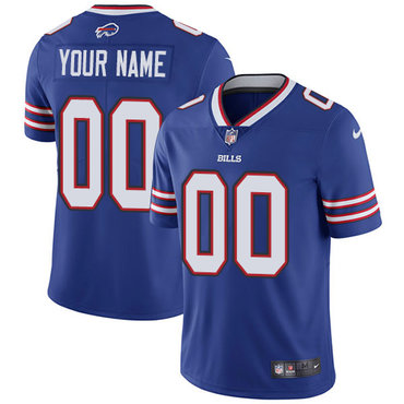 Men's Nike Buffalo Bills Light Blue Customized Vapor Untouchable Player Limited Jersey