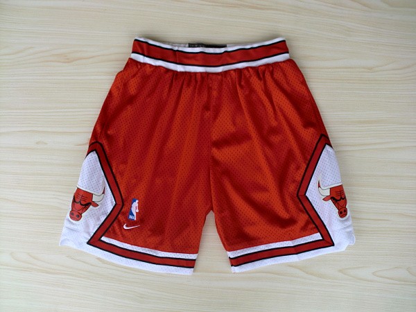 Chicago Bulls Red Nike Mesh NBA Shorts