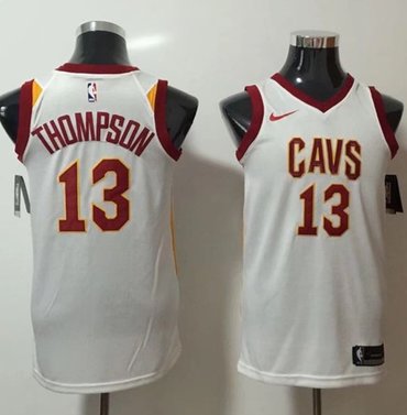 Nike Cleveland Cavaliers #13 Tristan Thompson White NBA Swingman Association Edition Jersey