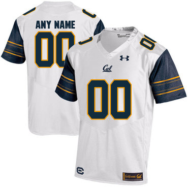 California Golden Bears White Men's Customized College Football Jersey