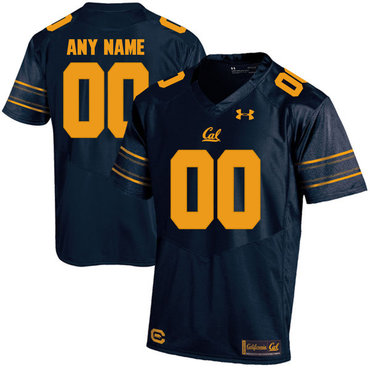 California Golden Bears Navy Men's Customized College Football Jersey