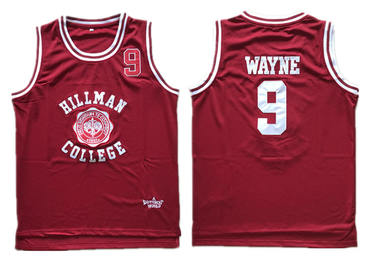 Hillman College Theater Dwayne Wayne Red Stitched Movie Jersey