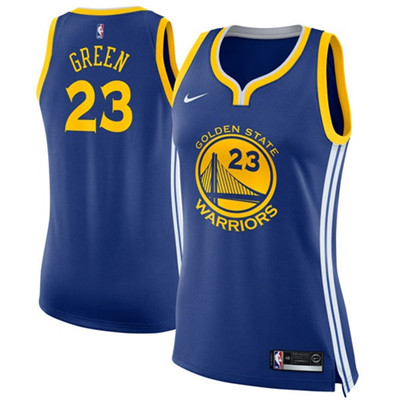 Nike Golden State Warriors #23 Draymond Green Blue Women's NBA Swingman Icon Edition Jersey