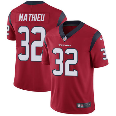 Nike Houston Texans #32 Tyrann Mathieu Red Alternate Men's Stitched NFL Vapor Untouchable Limited Jersey