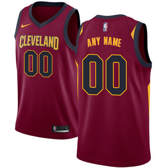 Men's Cleveland Cavaliers Nike Maroon Swingman Custom Icon Edition Jersey