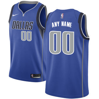 Men's Dallas Mavericks Nike Royal Swingman Custom Icon Edition Jersey