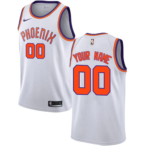 Men's Phoenix Suns Swingman White Nike Customized Association Edition Jersey