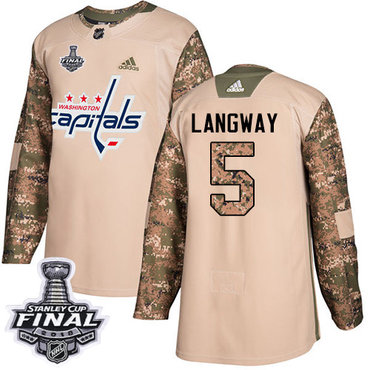 Adidas Capitals #13 Jakub Vrana Green Salute to Service 2018 Stanley Cup Final Stitched NHL Jersey