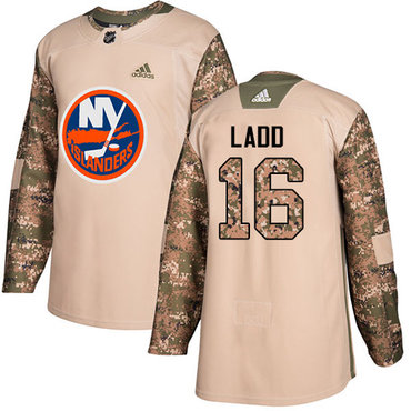 Adidas New York Islanders #16 Andrew Ladd Camo Authentic 2017 Veterans Day Stitched Youth NHL Jersey