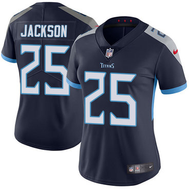 Nike Titans #25 Adoree' Jackson Navy Blue Alternate Women's Stitched NFL Vapor Untouchable Limited Jersey