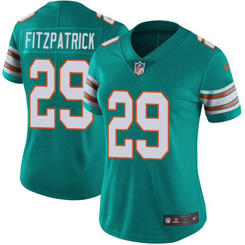 Nike Dolphins #29 Minkah Fitzpatrick Aqua Green Alternate Women's Stitched NFL Vapor Untouchable Limited Jersey