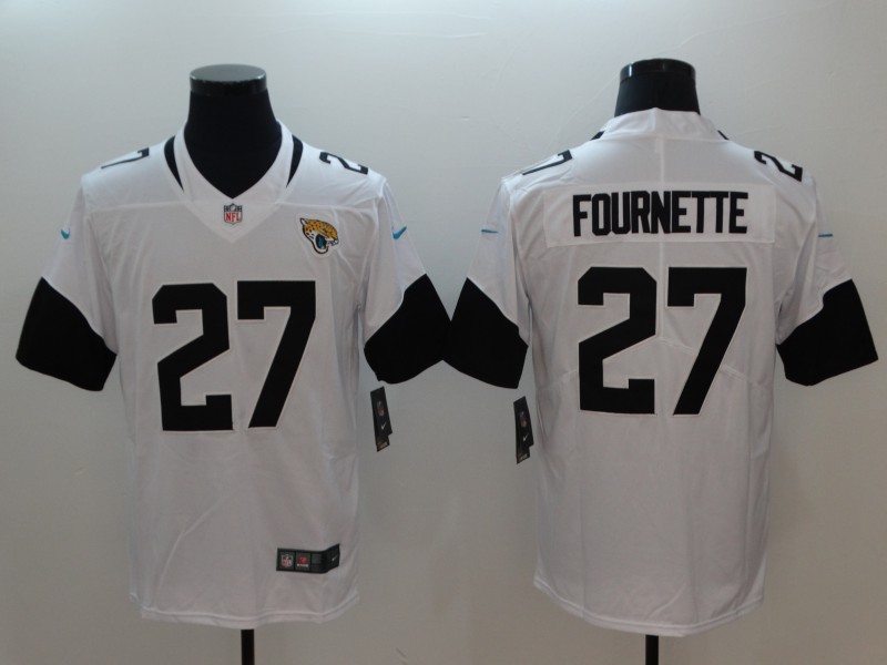 Nike Jacksonville Jaguars #27 Leonard Fournette White New 2018 Vapor Untouchable Limited Jersey