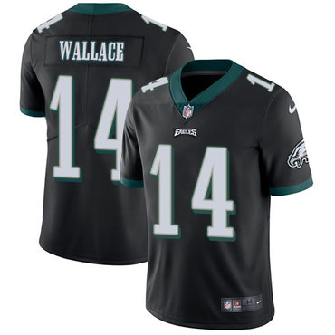 Nike Eagles #14 Mike Wallace Black Alternate Youth Stitched NFL Vapor Untouchable Limited Jersey