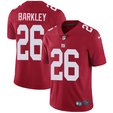 Nike Giants #26 Saquon Barkley Red Alternate Youth Stitched NFL Vapor Untouchable Limited Jersey