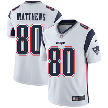 Nike Patriots #80 Jordan Matthews White Youth Stitched NFL Vapor Untouchable Limited Jersey