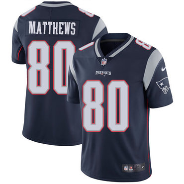 Nike Patriots #80 Jordan Matthews Navy Blue Team Color Youth Stitched NFL Vapor Untouchable Limited Jersey