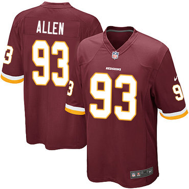 Nike Redskins #93 Jonathan Allen Burgundy Red Team Color Youth Stitched NFL Elite Jersey