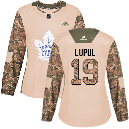 Adidas Toronto Maple Leafs #19 Joffrey Lupul Camo Authentic 2017 Veterans Day Women's Stitched NHL Jersey