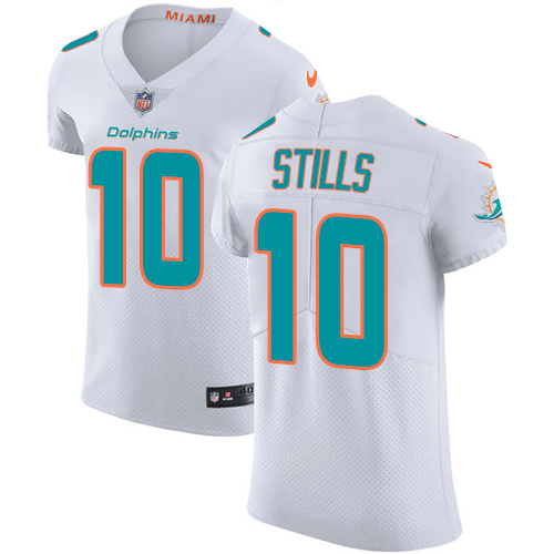 Nike Miami Dolphins #10 Kenny Stills White Men's Stitched NFL Vapor Untouchable Elite Jersey