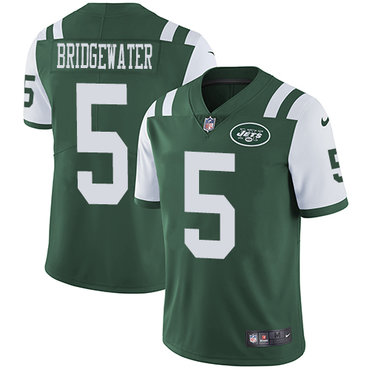 Nike Jets #5 Teddy Bridgewater Green Team Color Youth Stitched NFL Vapor Untouchable Limited Jersey