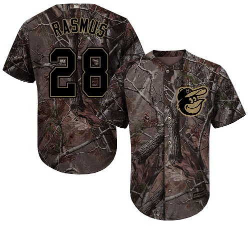 Baltimore Orioles #28 Colby Rasmus Camo Realtree Collection Cool Base Stitched MLB Jersey