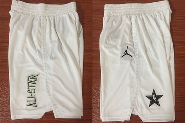 NBA White Jordan Swingman 2018 All Star Shorts