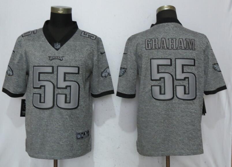 Nike Philadelphia Eagles #55 Brandon Graham Gray Gridiron Gray Vapor Untouchable Limited Jersey