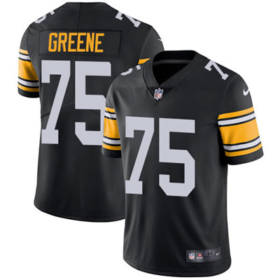 Nike Pittsburgh Steelers #75 Joe Greene Black Alternate Men's Stitched NFL Vapor Untouchable Limited Jersey