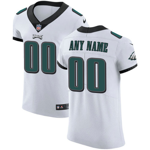 Men's Nike Philadelphia Eagles Customized White Vapor Untouchable Custom Elite NFL Jersey