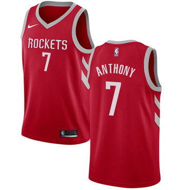 Nike Houston Rockets #7 Carmelo Anthony Red NBA Swingman Icon Edition Jersey