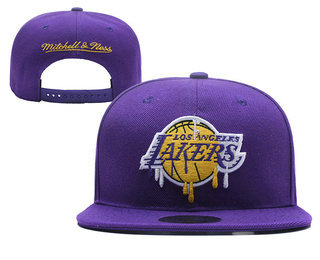 Men's Los Angeles Lakers Snapback Ajustable Cap Hat 4