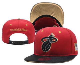 Miami Heats Snapback Ajustable Cap Hat YD 1