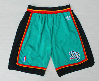 Men's Detroit Pistons Green Hardwood Classics Swingman Shorts