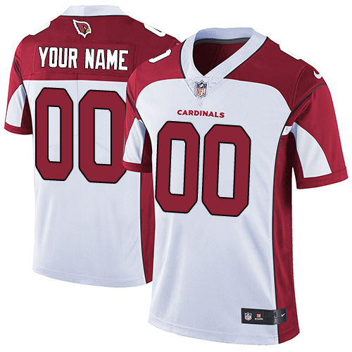 Youth Nike Customized NFL Arizona Cardinals Limited Vapor Untouchable White Jersey 