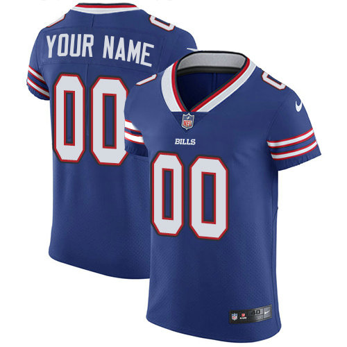 Men's Nike Buffalo Bills Customized Royal Blue Team Color Vapor Untouchable Custom Elite NFL Jersey