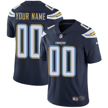 Youth Nike Los Angeles Chargers Home Navy Blue Customized Vapor Untouchable Limited NFL Jersey