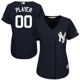 Women's New York Yankees Majestic Navy Cool Base Alternate Jersey