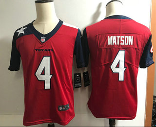 Men's Houston Texans #4 Deshaun Watson Red 2018 Vapor Untouchable Stitched NFL Nike Limited Jersey