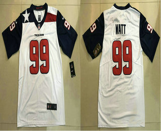 Men's Houston Texans #99 J.J. Watt White 2018 Vapor Untouchable Stitched NFL Nike Limited Jersey