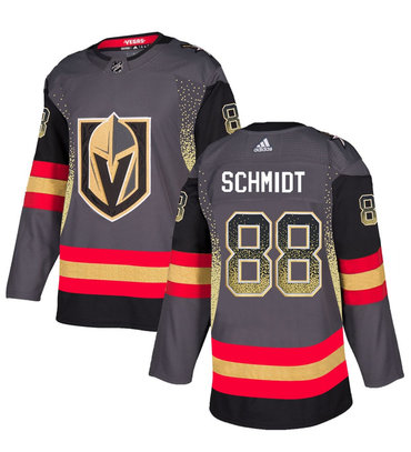 Men's Vegas Golden Knights #88 Nate Schmidt Gray Drift Fashion Jersey