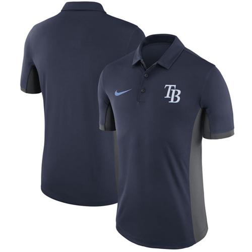 Men's Tampa Bay Rays Nike Navy Franchise Polo