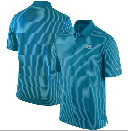 Carolina Panthers Team Stadium Performance Polo - Blue