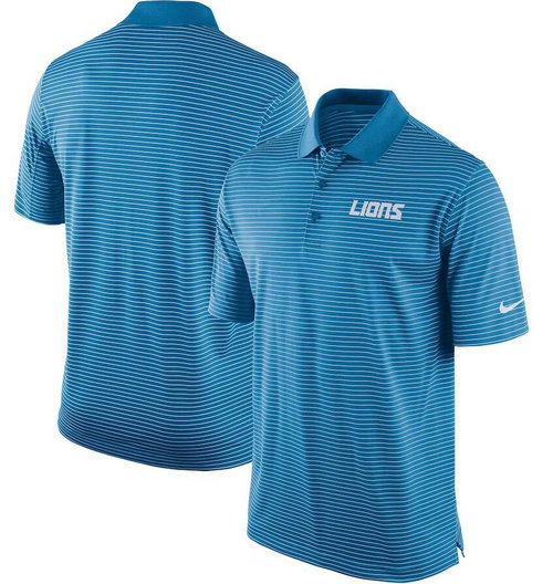 Detroit Lions Team Stadium Performance Polo - Blue