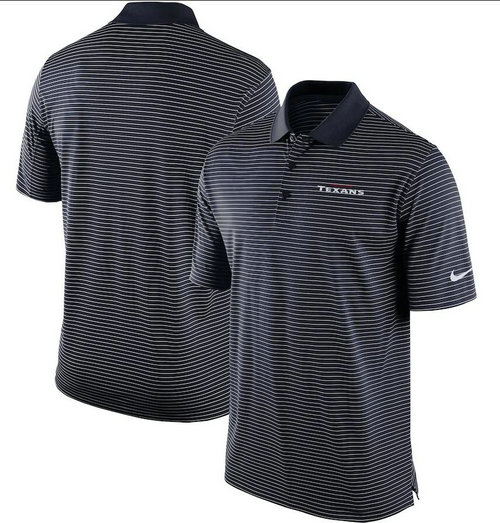 Houston Texans Team Stadium Performance Polo - Navy