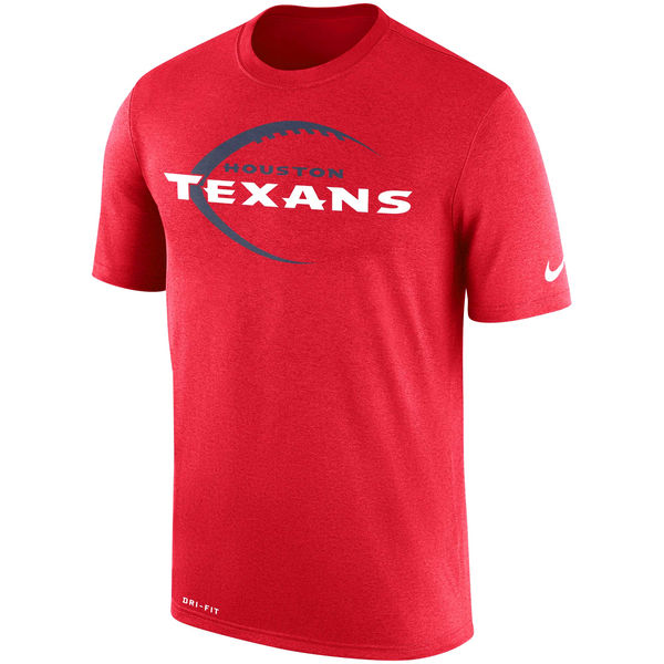 Men's Houston Texans Nike Red Legend Icon Performance T-Shirt