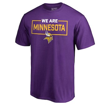 Men's Minnesota Vikings NFL Pro Line by Fanatics Branded Purple We Are Icon T-Shirt