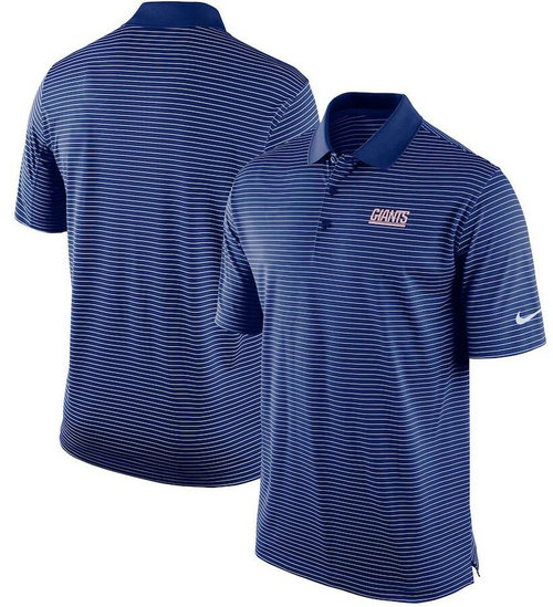 New York Giants Team Stadium Performance Polo - Royal