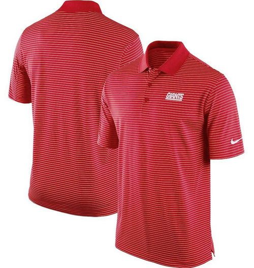 New York Giants Team Stadium Performance Polo - Red